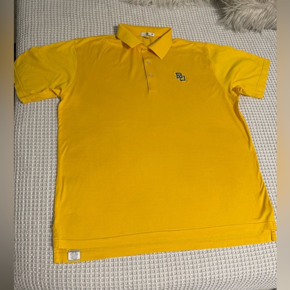 Peter Millar Yellow Polo Shirt - Picture 1 of 9
